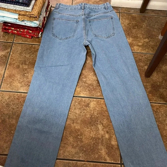 Shein Boyfriend Jeans Size 6 - Picture 3 of 4